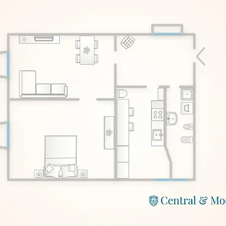 & Modern By Rent Apartament Como